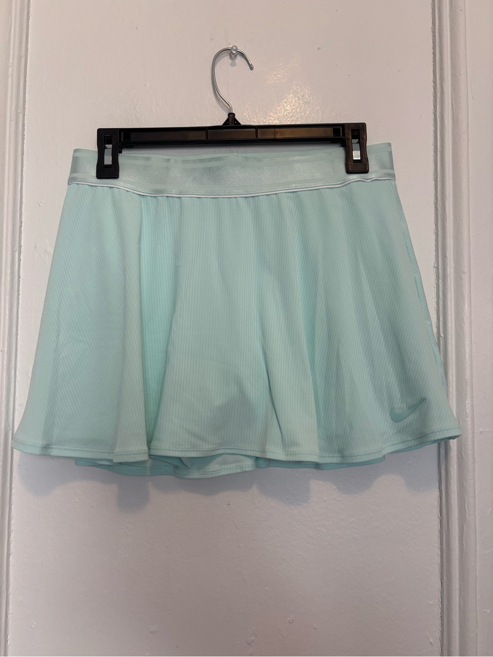 Nike Dri-Fit Sportswear Ribbed Tennis Skort Mint Green Size Large